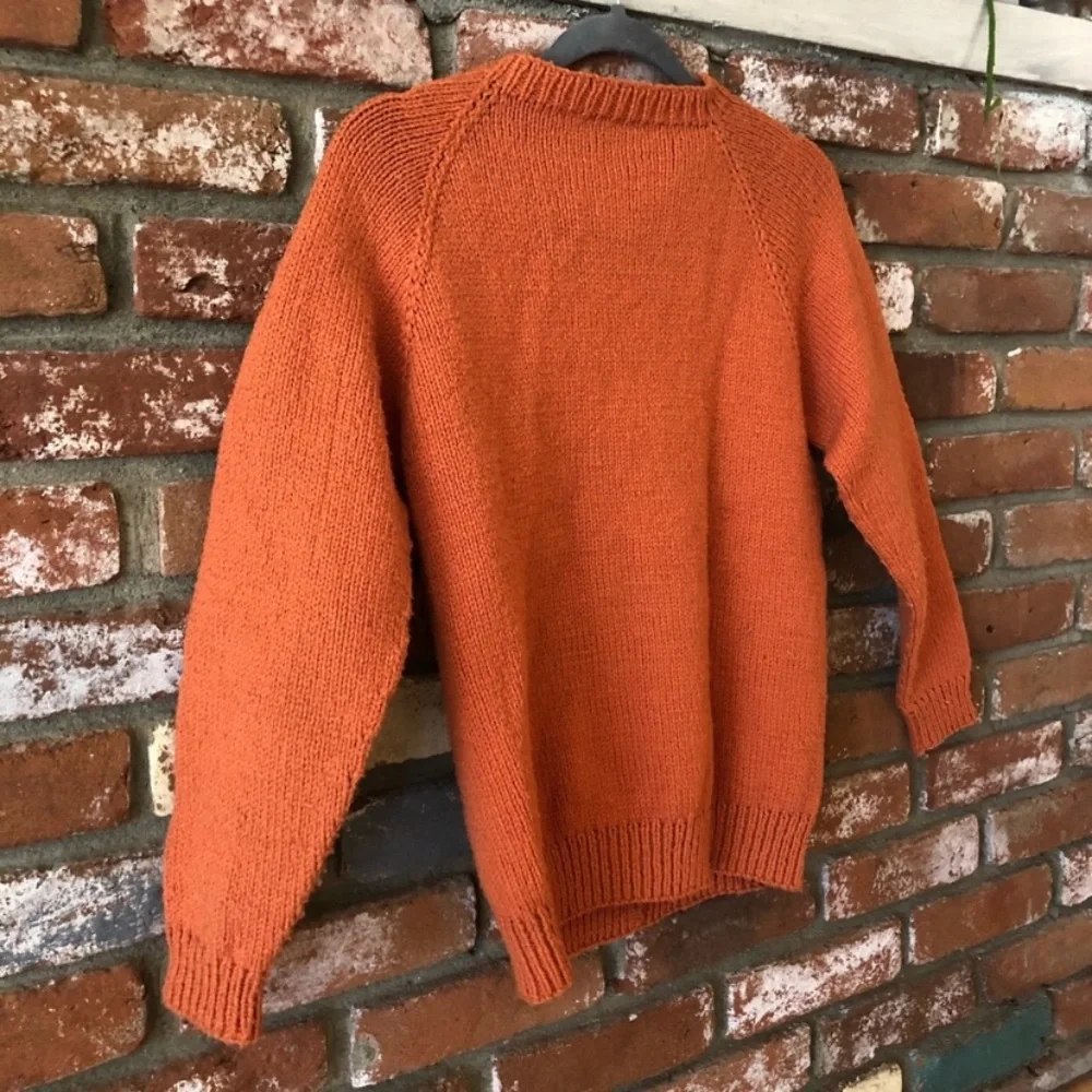 Vintage 1960s Wool Knit Buttoned Cardigan Sweater - Picture 8 of 11